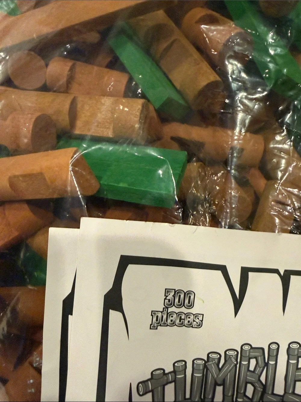 Vintage 300 piece tumble tree timbers w instructions